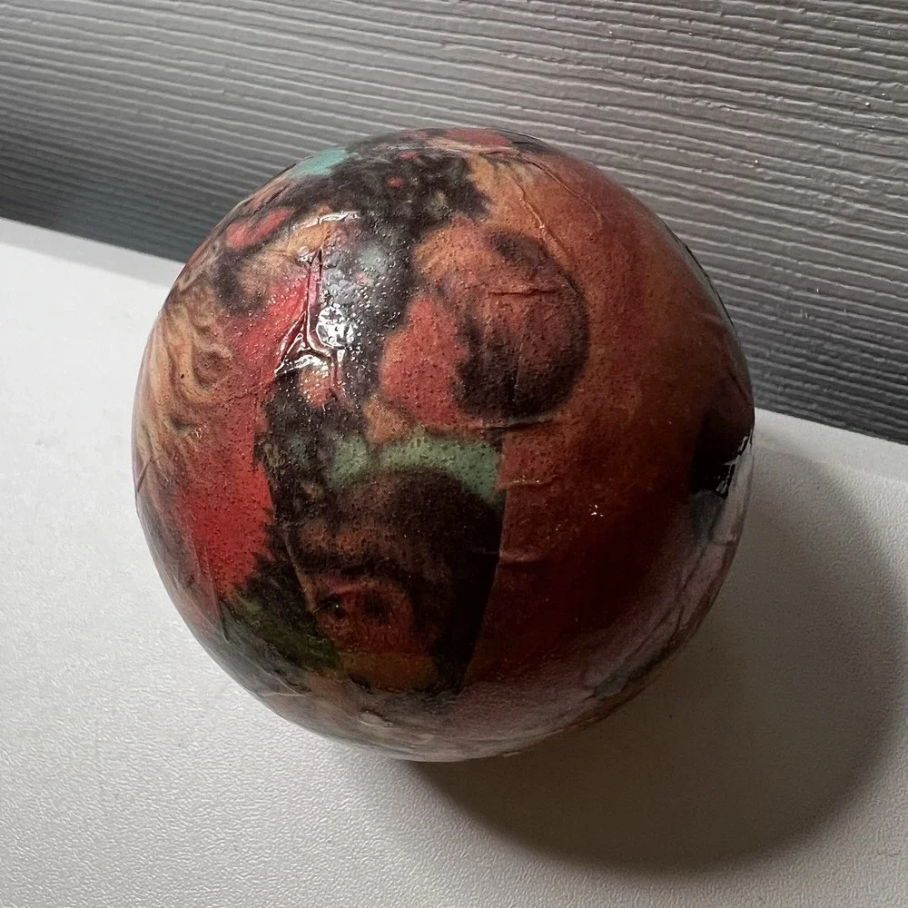 Vintage Decoupage Santa Ornament‎